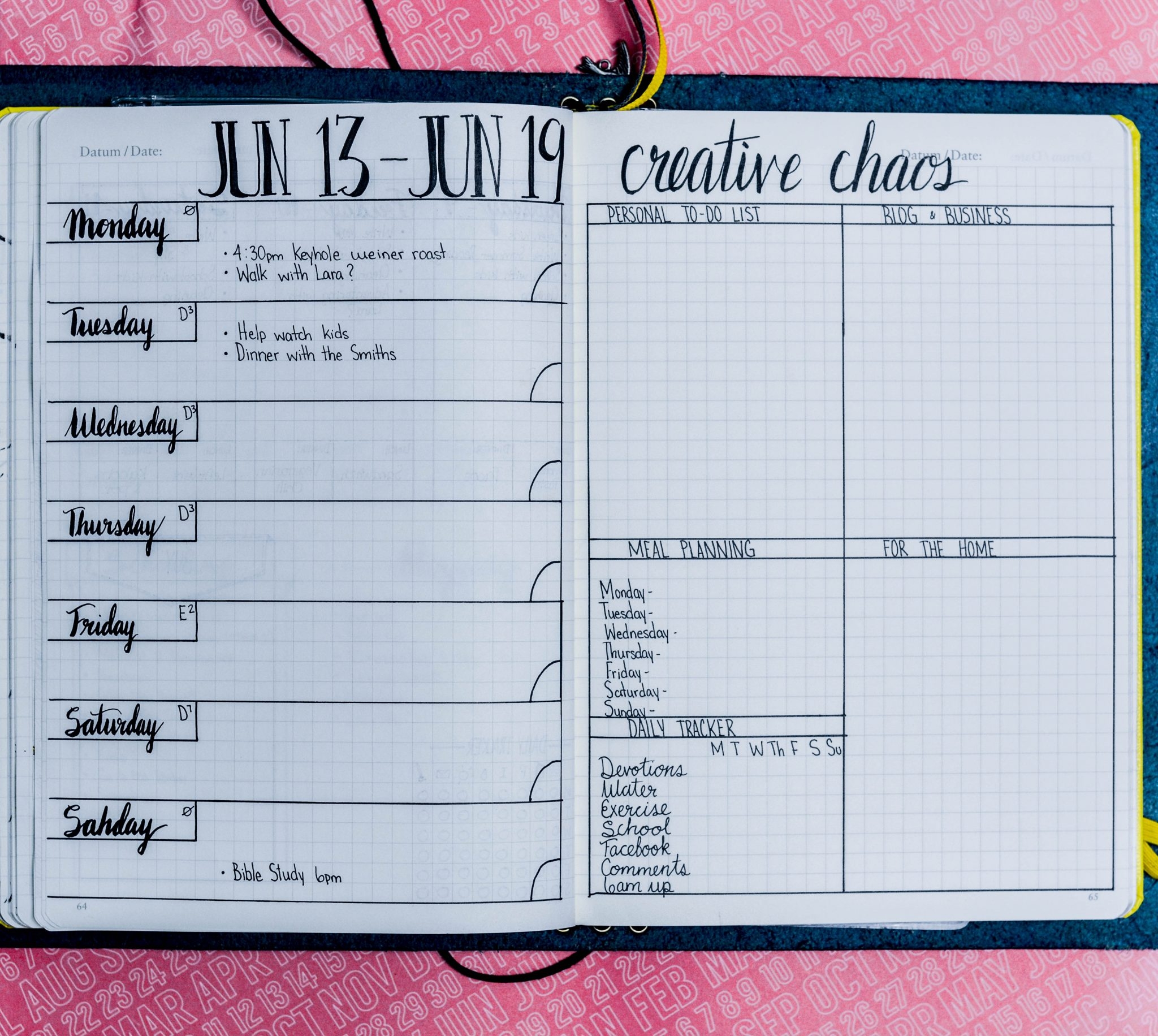 bullet journal as a planner bullet journal as a planner