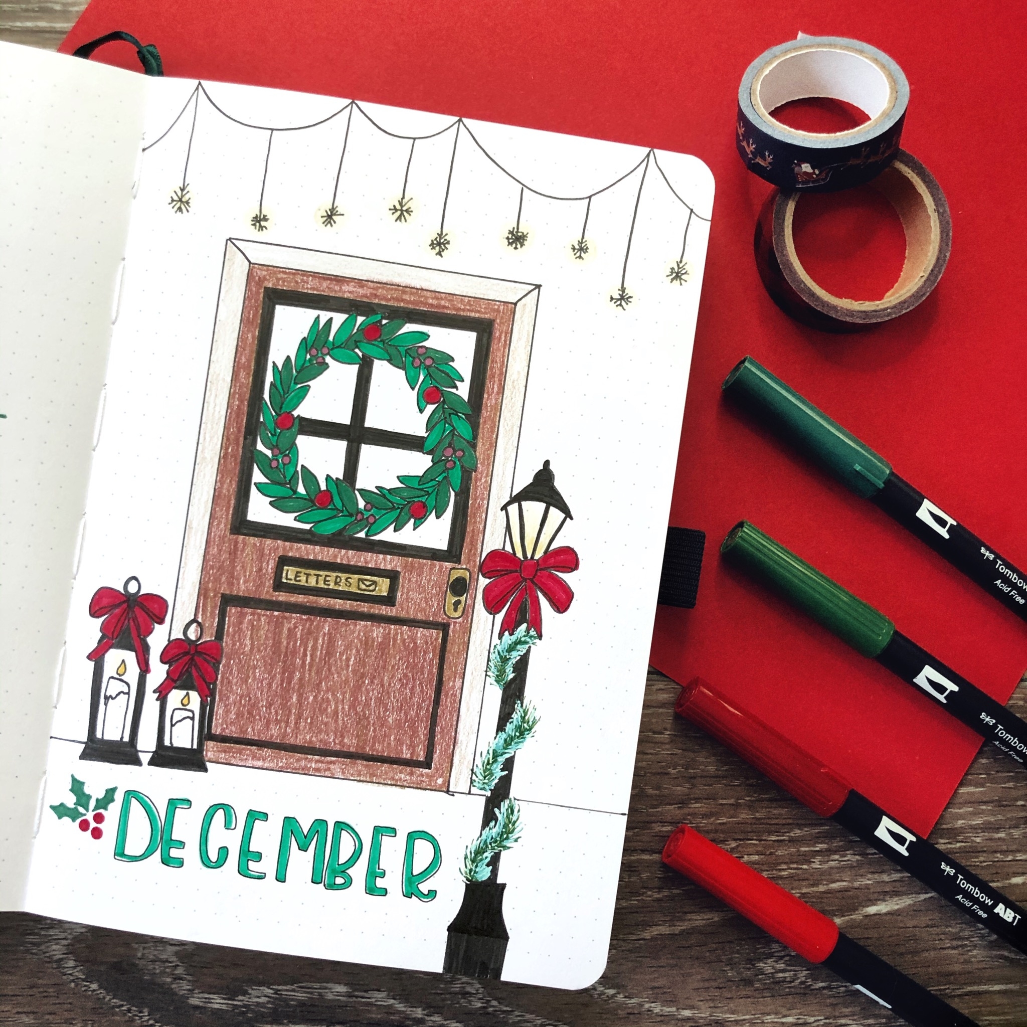 December Bullet Journal Set Up 2019 Rae s Daily Page