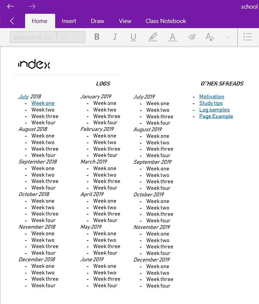 Digital Bujo Setup Using One Note Bullet Journal Amino Digital Bujo Setup Using One Note Bullet Journal Amino