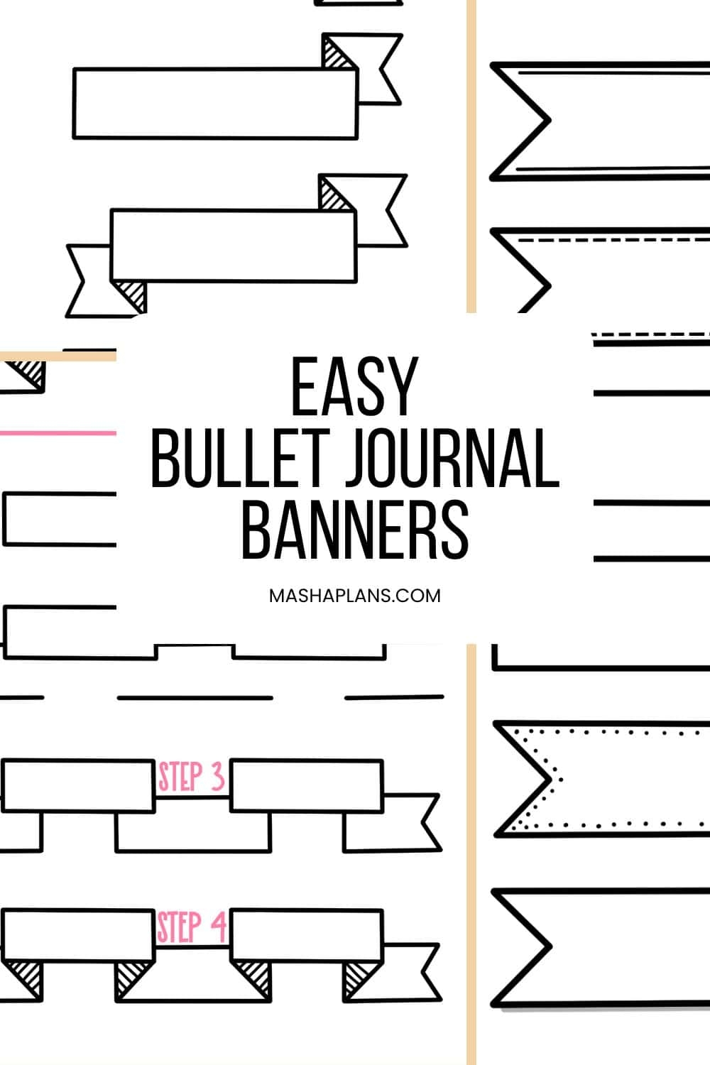 Easy Bullet Journal Banners Easy Bullet Journal Banners