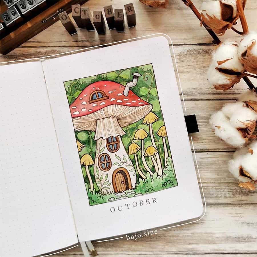 Enchanting Spooky October Bullet Journal Cover Page Ideas Masha Plans Enchanting Spooky October Bullet Journal Cover Page Ideas Masha Plans