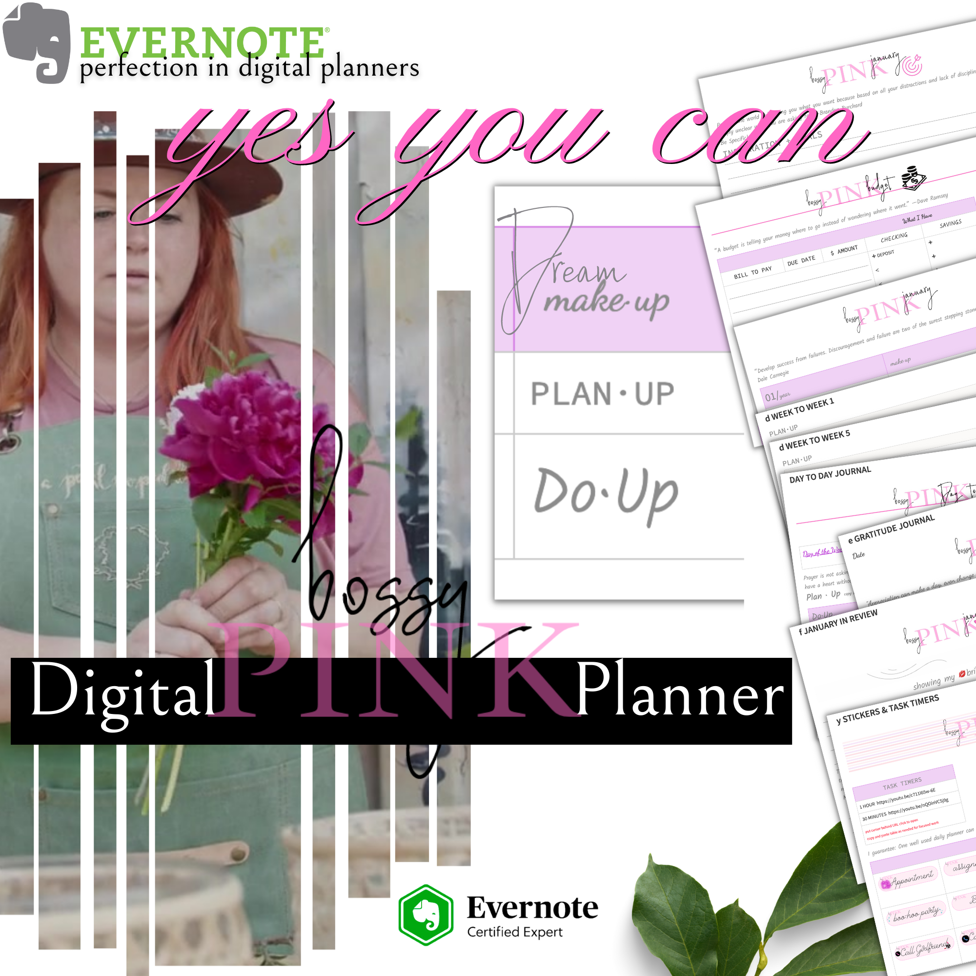 Evernote Bossy Pink Dream And Do Planner
