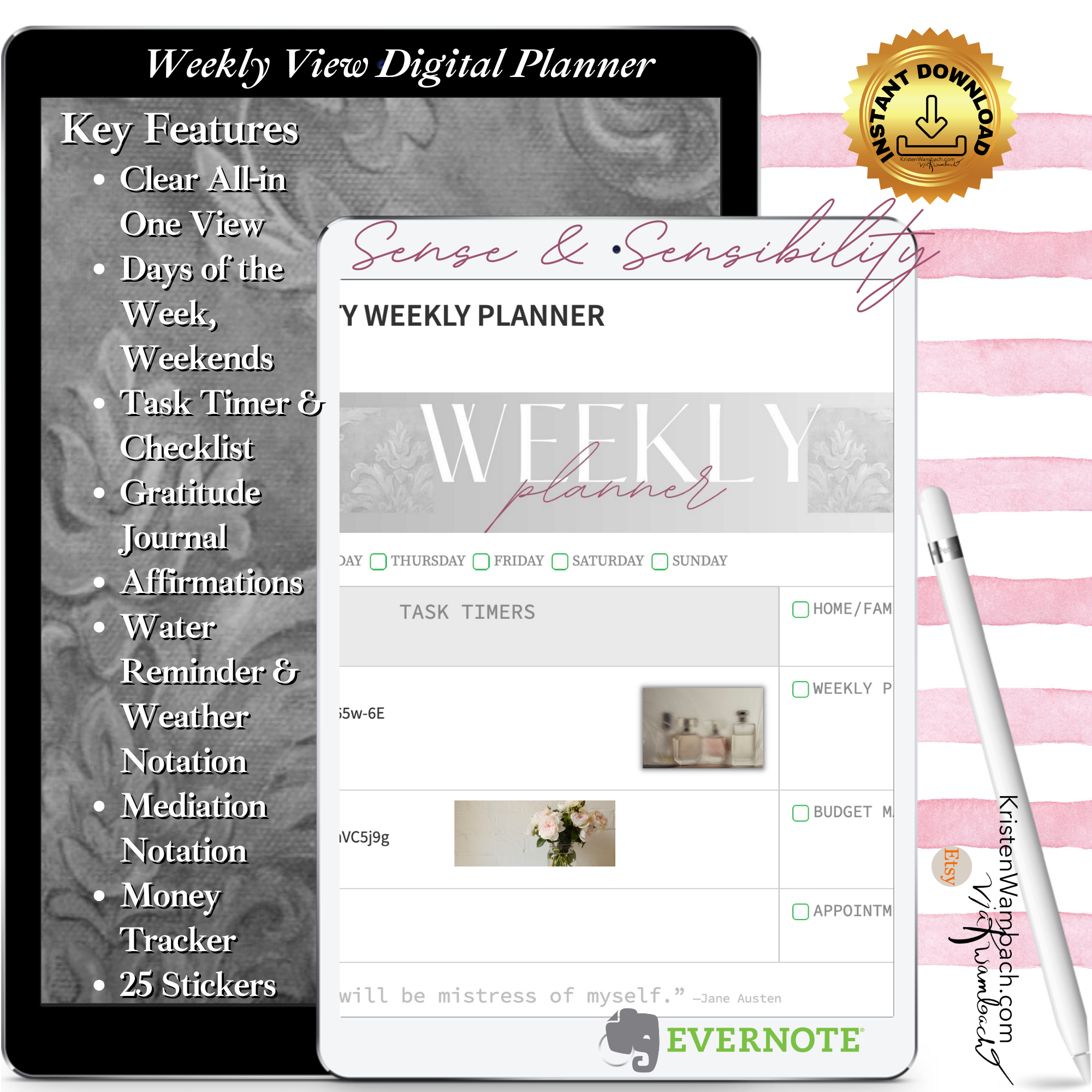 bullet journal evernote template