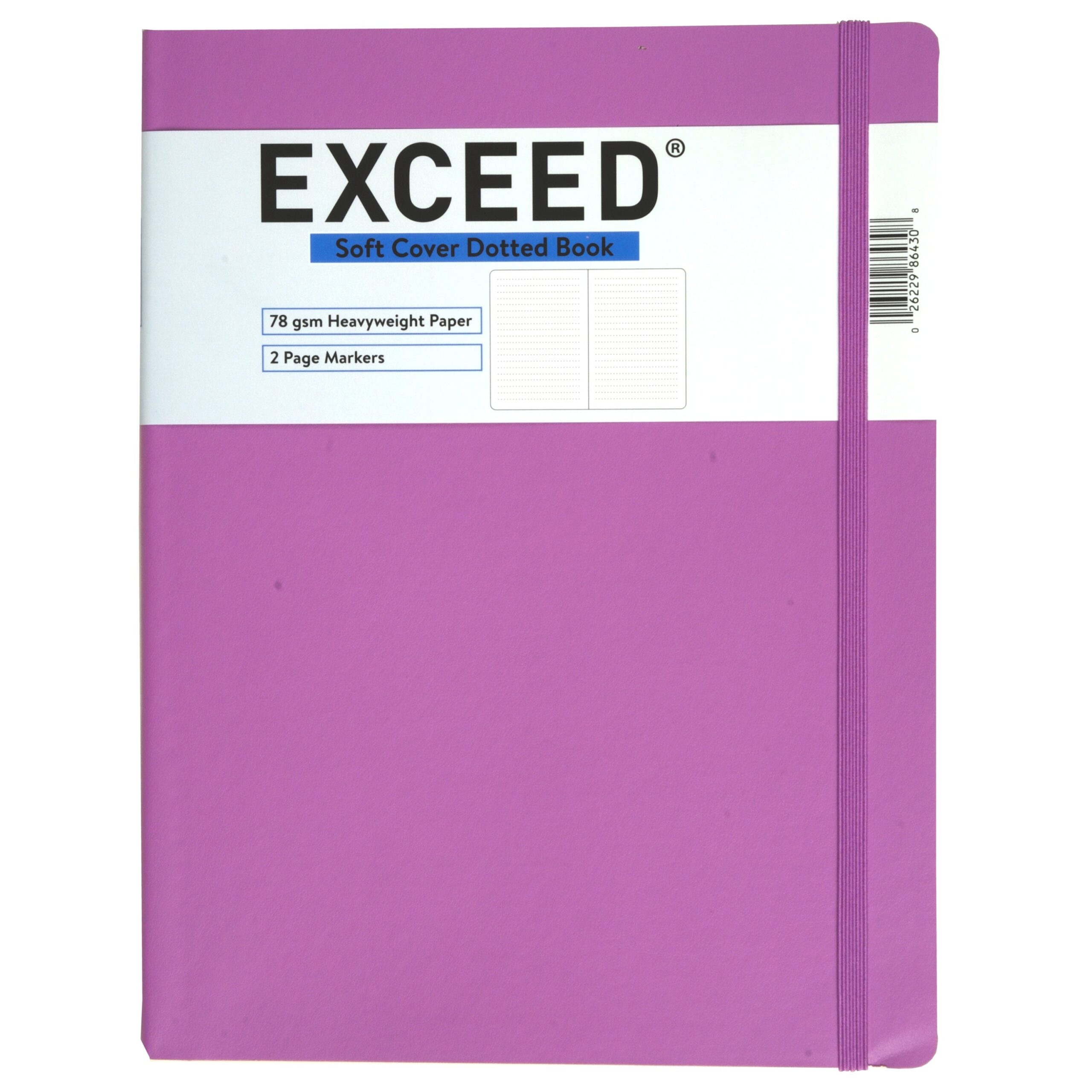 Exceed Large Classic Notebook Dotted 96 Sheets 7 5 X 9 75 Pocket Heavyweight Paper Assorted Colors 86430 Walmart