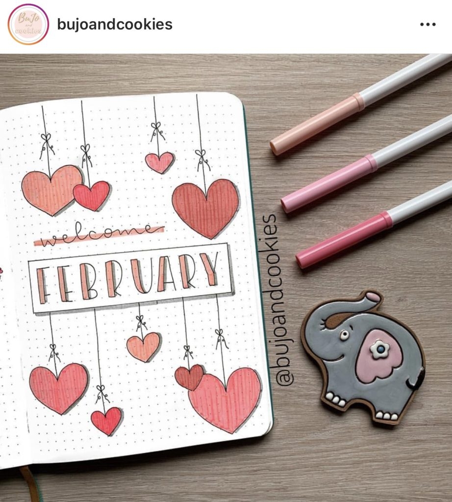 February Bullet Journal Inspiration Rae s Daily Page