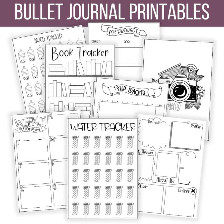 Free Bullet Journal Printables Masha Plans Free Bullet Journal Printables Masha Plans