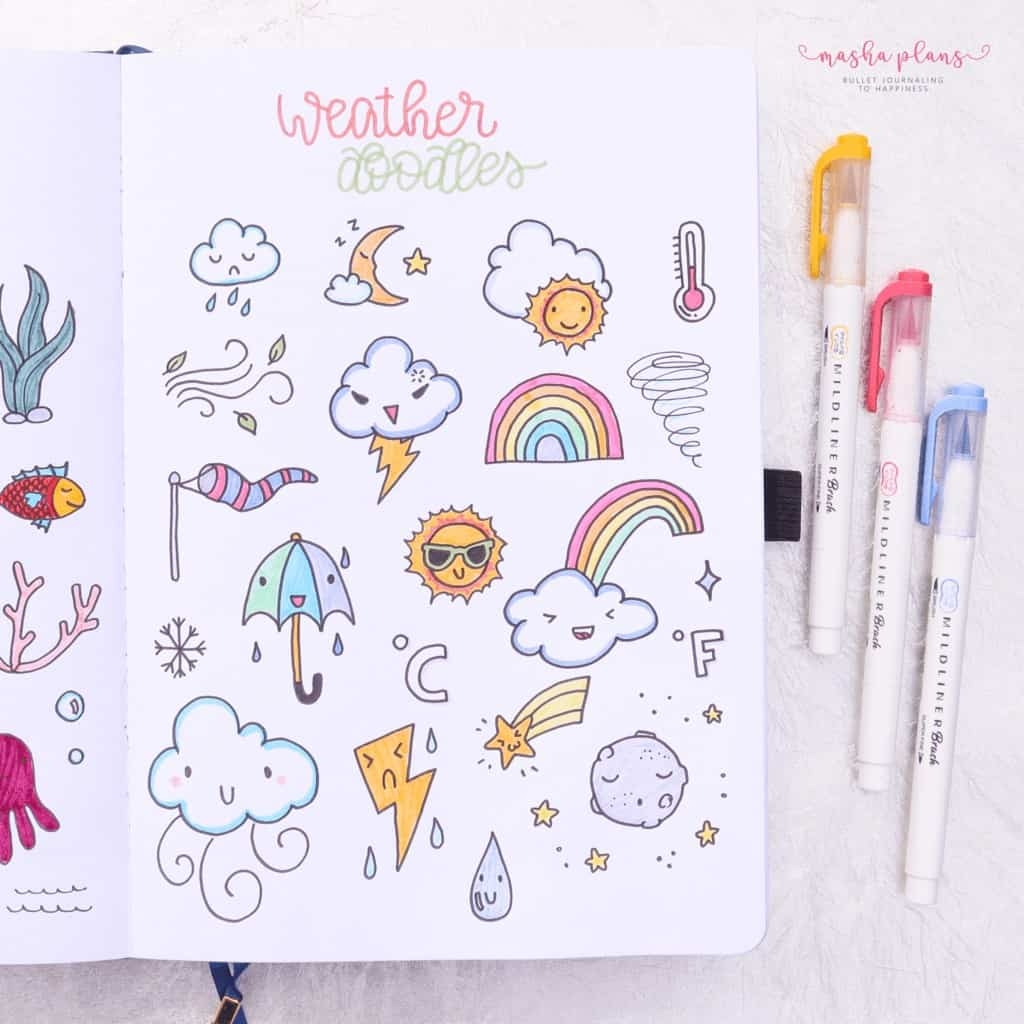 doodles for bullet journal doodles for bullet journal