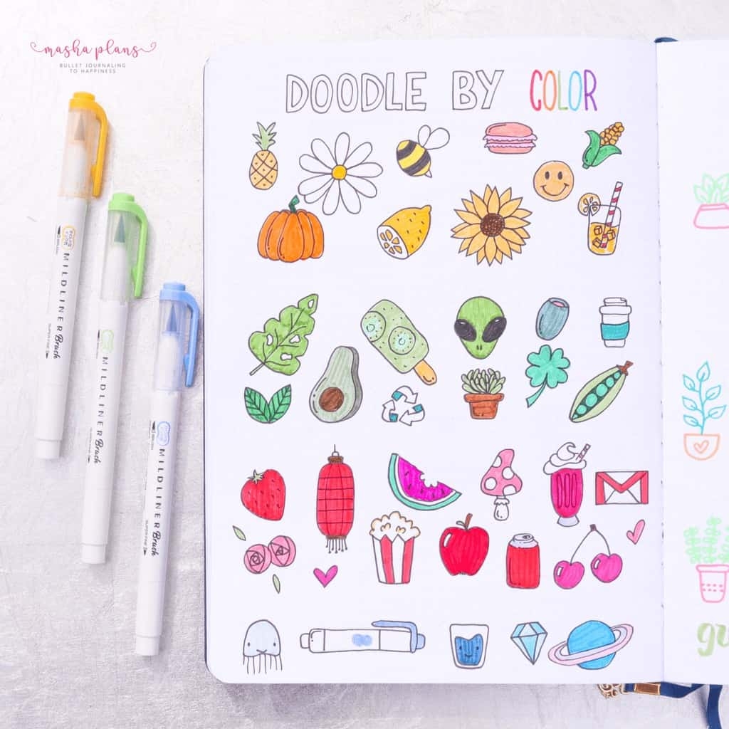 Fun And Easy Bullet Journal Doodles