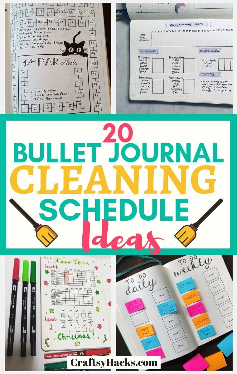 House Cleaning Schedule 20 Bullet Journal Ideas Craftsy Hacks House Cleaning Schedule 20 Bullet Journal Ideas Craftsy Hacks