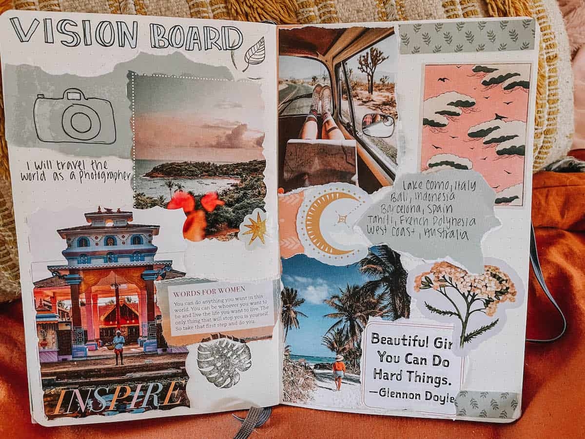 How To Make A Vision Board Journal Page Flutter How To Make A Vision Board Journal Page Flutter