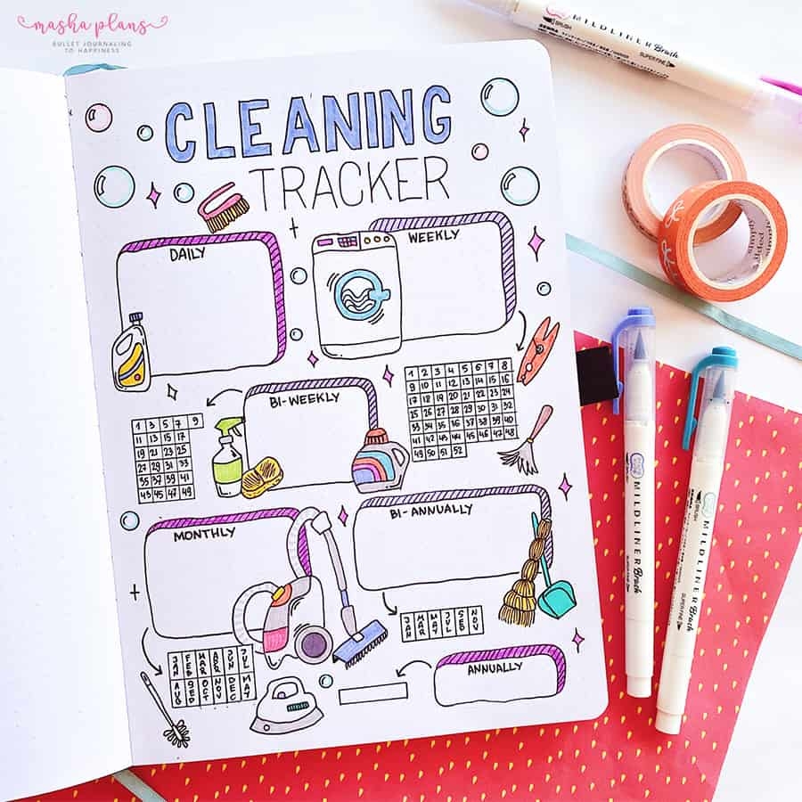 How To Manage Spring Cleaning With Your Bullet Journal Masha Plans How To Manage Spring Cleaning With Your Bullet Journal Masha Plans