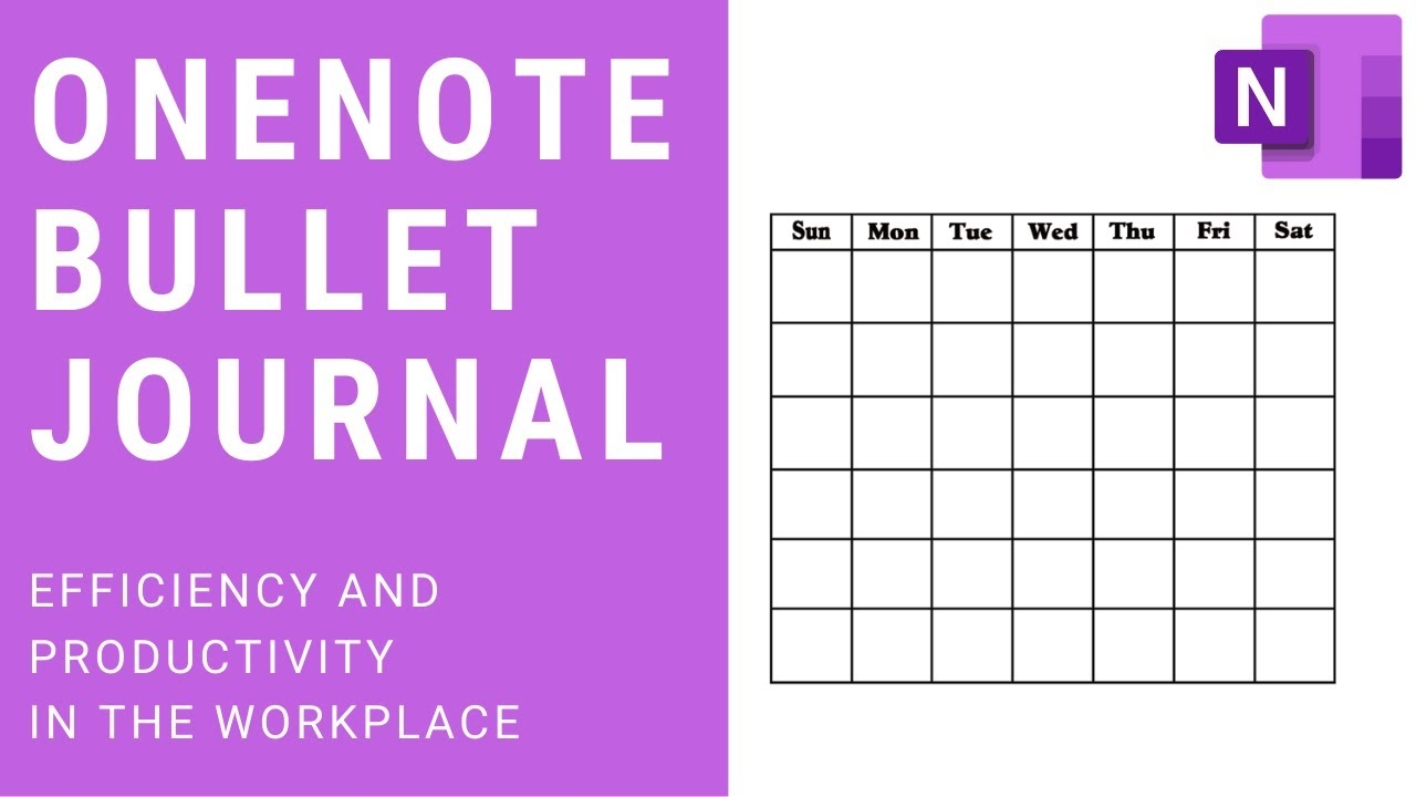 How To Setup A Microsoft OneNote Bullet Journal Quick Tutorial YouTube How To Setup A Microsoft OneNote Bullet Journal Quick Tutorial YouTube