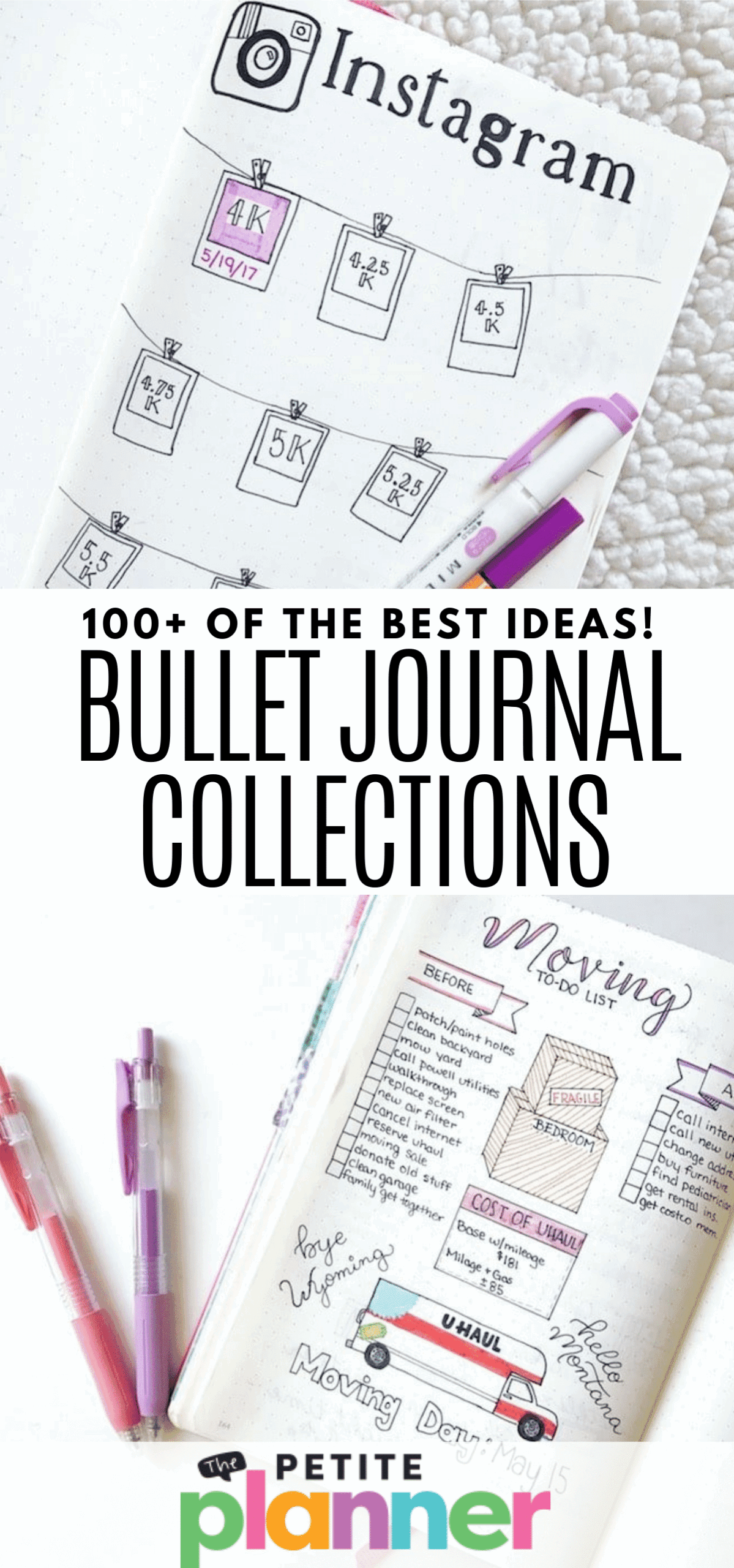 HUGE List Of The Best Bullet Journal Collections Ideas Inspo 
