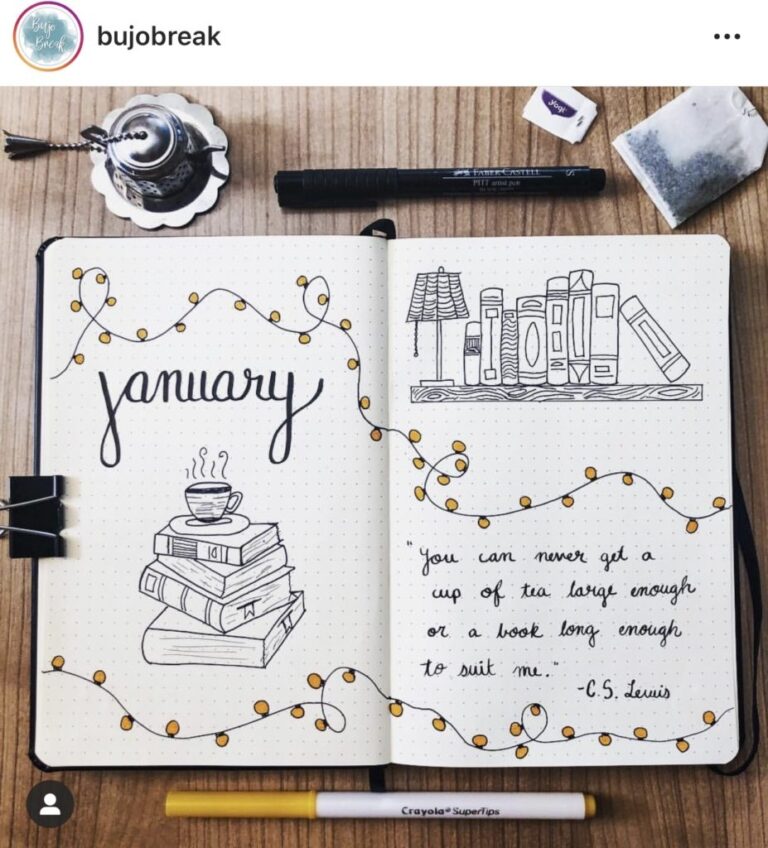 January Bullet Journal Inspiration Rae s Daily Page