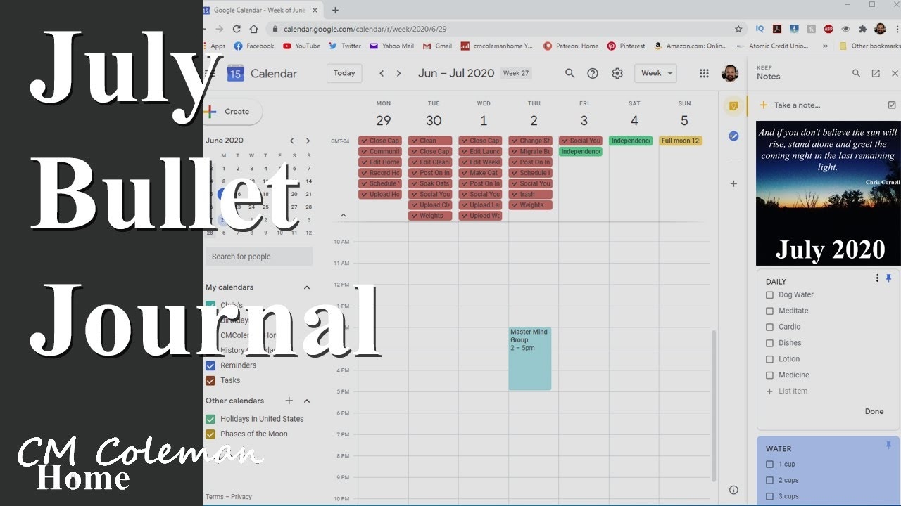 July Bullet Journal Using Google Suite Digital Bullet Journal YouTube July Bullet Journal Using Google Suite Digital Bullet Journal YouTube