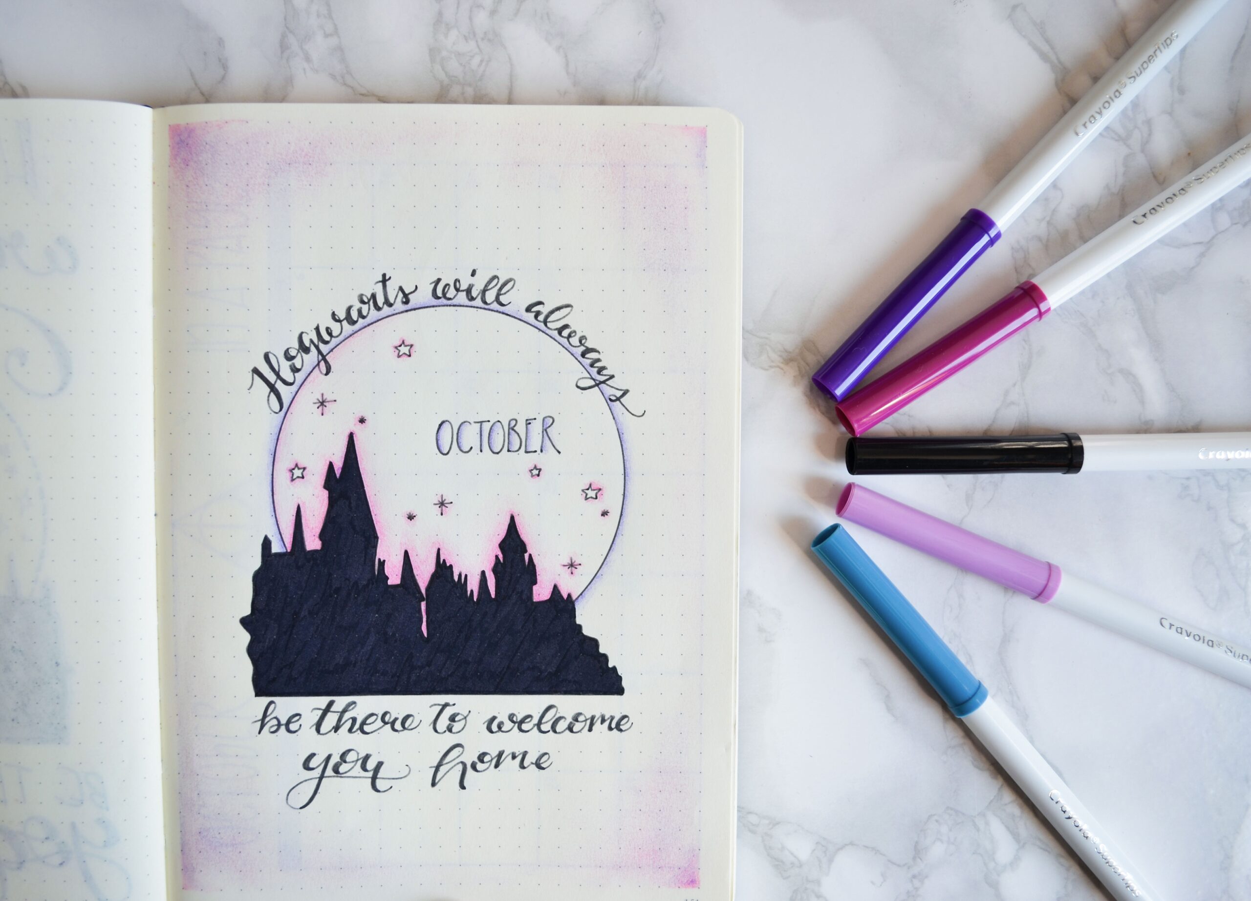 harry potter bullet journal