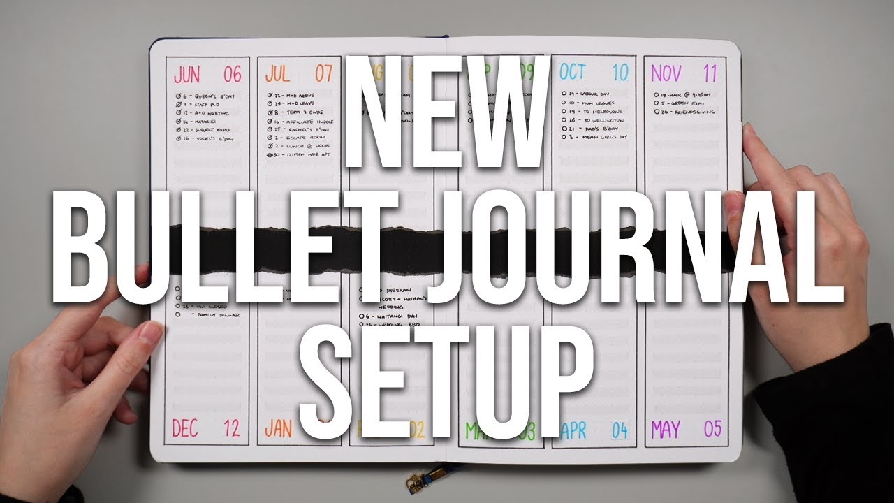 New Bullet Journal Setup B5 Bullet Journal Setup YouTube New Bullet Journal Setup B5 Bullet Journal Setup YouTube