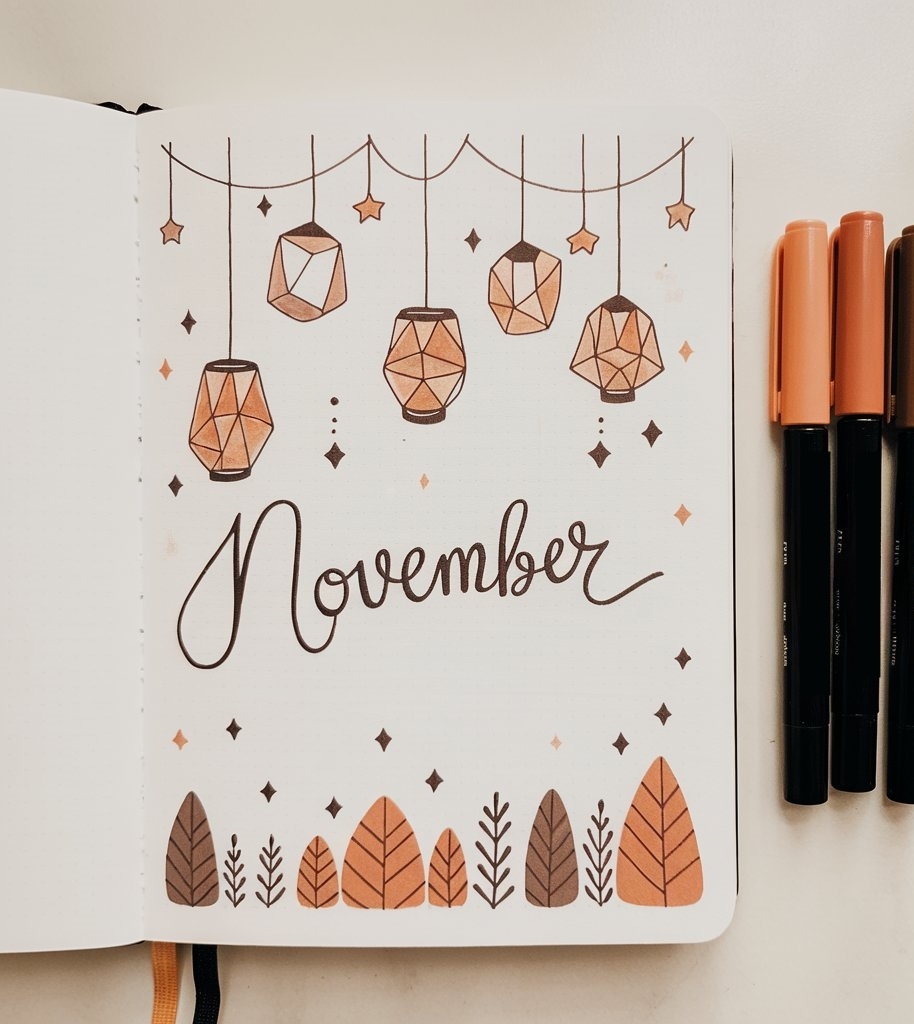 november bullet journal