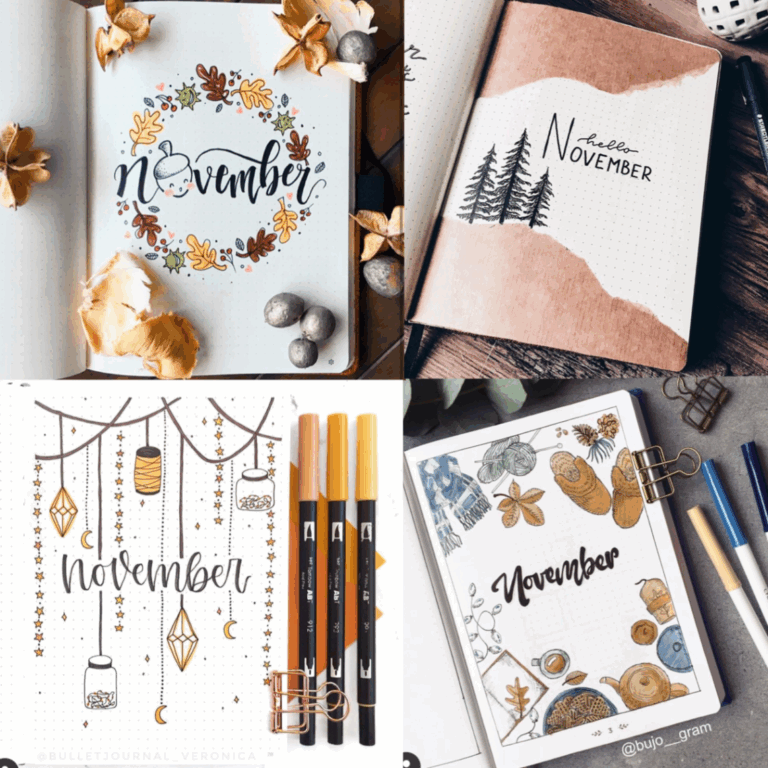 November Bullet Journal Inspiration Rae s Daily Page