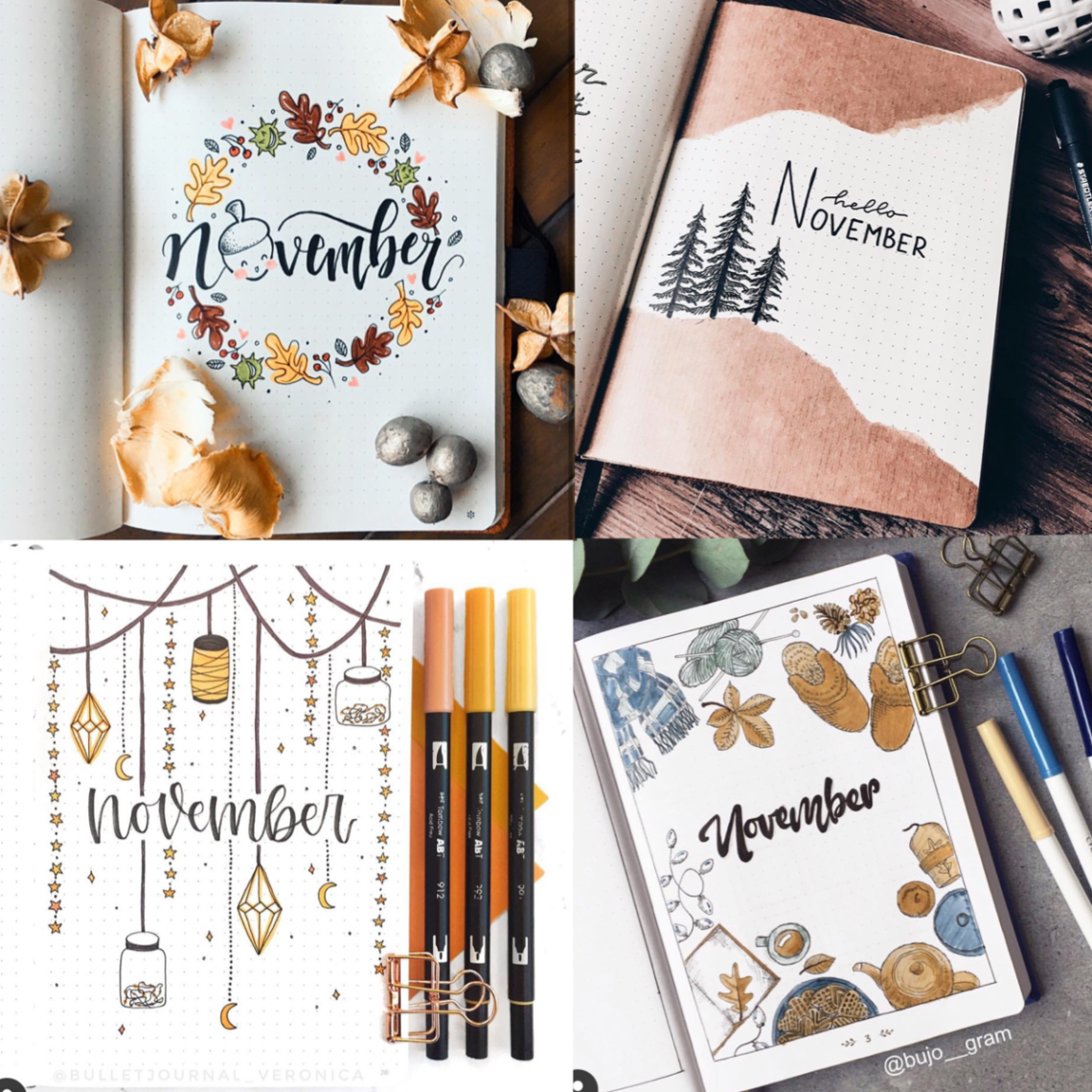 November Bullet Journal Inspiration Rae s Daily Page