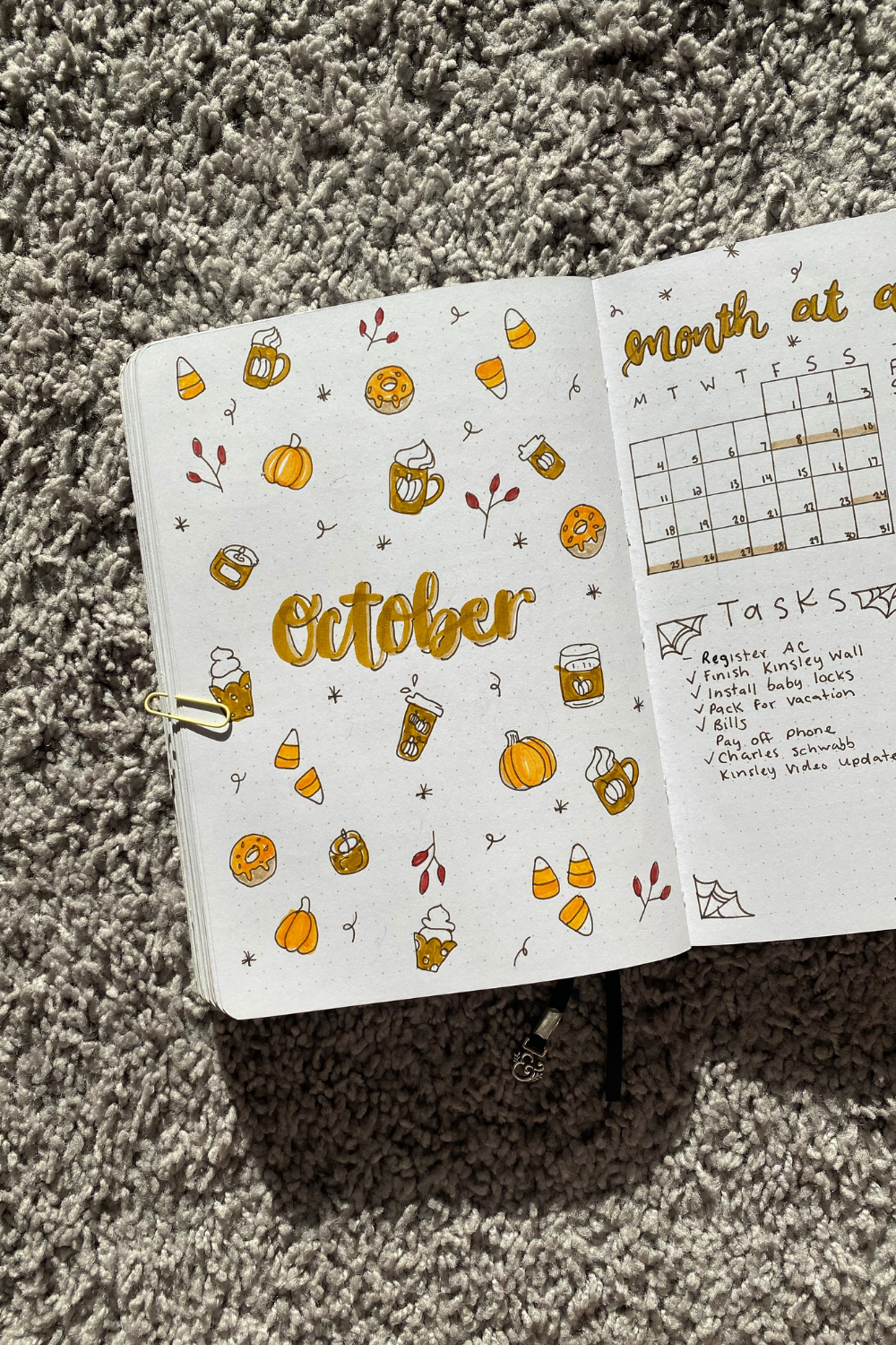 October Bullet Journal Ideas Pumpkin Spice Theme Sunflower Child Designs October Bullet Journal Ideas Pumpkin Spice Theme Sunflower Child Designs