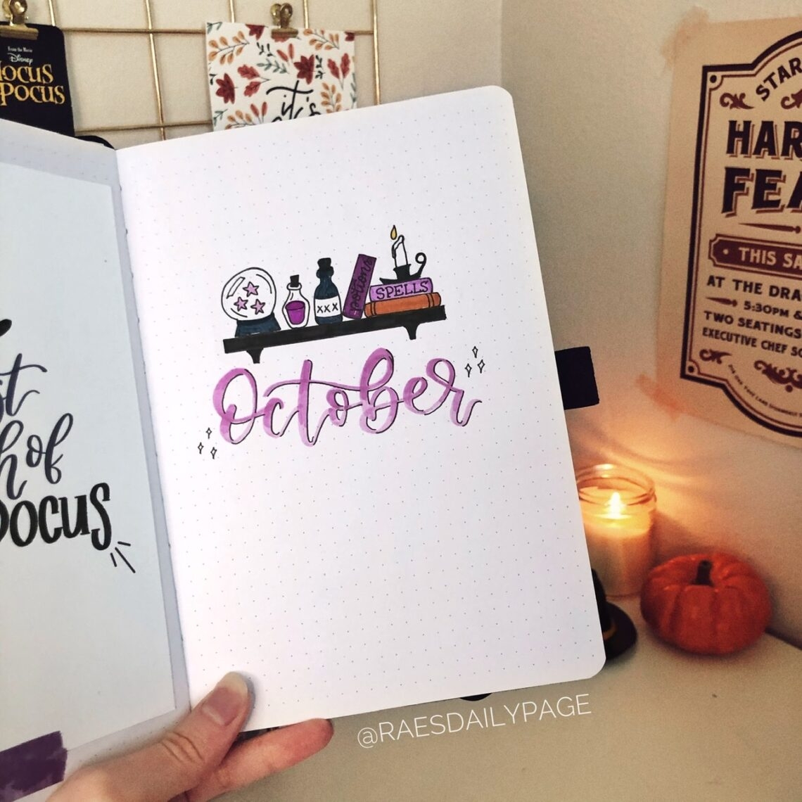 October Bullet Journal Witchy Vibes Rae s Daily Page October Bullet Journal Witchy Vibes Rae s Daily Page