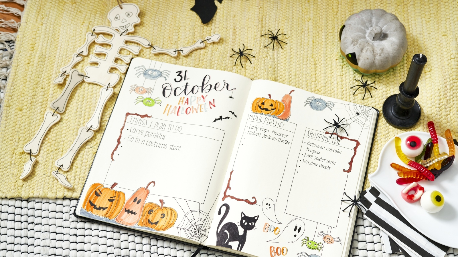 October Journal Halloween October Journal Halloween