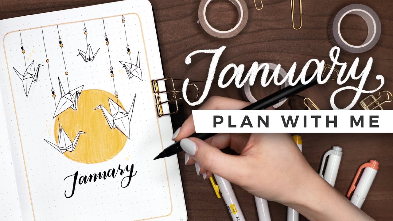 PLAN WITH ME January 2021 Bullet Journal Setup YouTube PLAN WITH ME January 2021 Bullet Journal Setup YouTube
