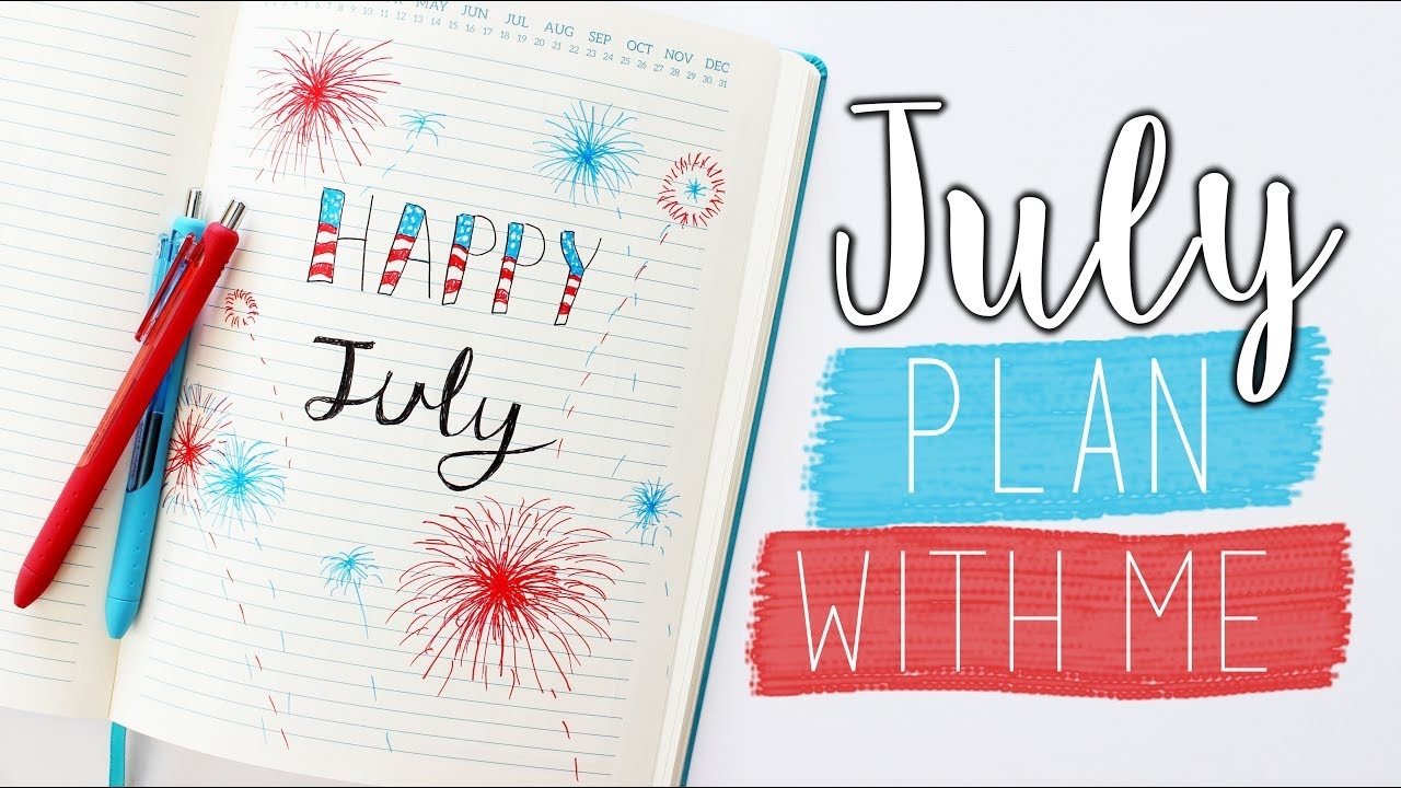 Plan With Me JULY 2017 Bullet Journal Spread Veronica Marie YouTube Plan With Me JULY 2017 Bullet Journal Spread Veronica Marie YouTube