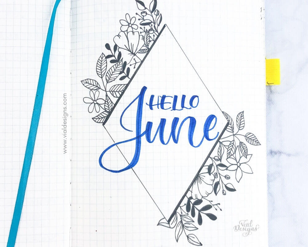 Plan With Me June 2019 Bullet Journal Set Up Vial Designs Plan With Me June 2019 Bullet Journal Set Up Vial Designs