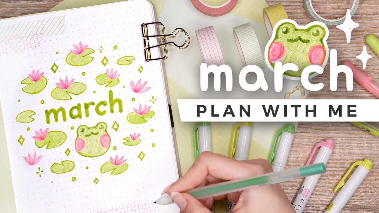 PLAN WITH ME March 2022 Bullet Journal Setup YouTube PLAN WITH ME March 2022 Bullet Journal Setup YouTube