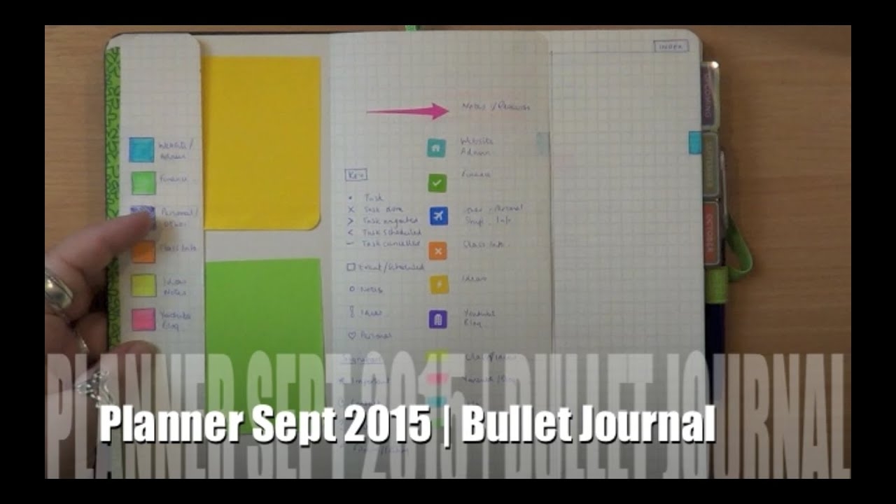 Planner Set Up Bullet Journal Evernote Moleskine Sept2015 YouTube Planner Set Up Bullet Journal Evernote Moleskine Sept2015 YouTube