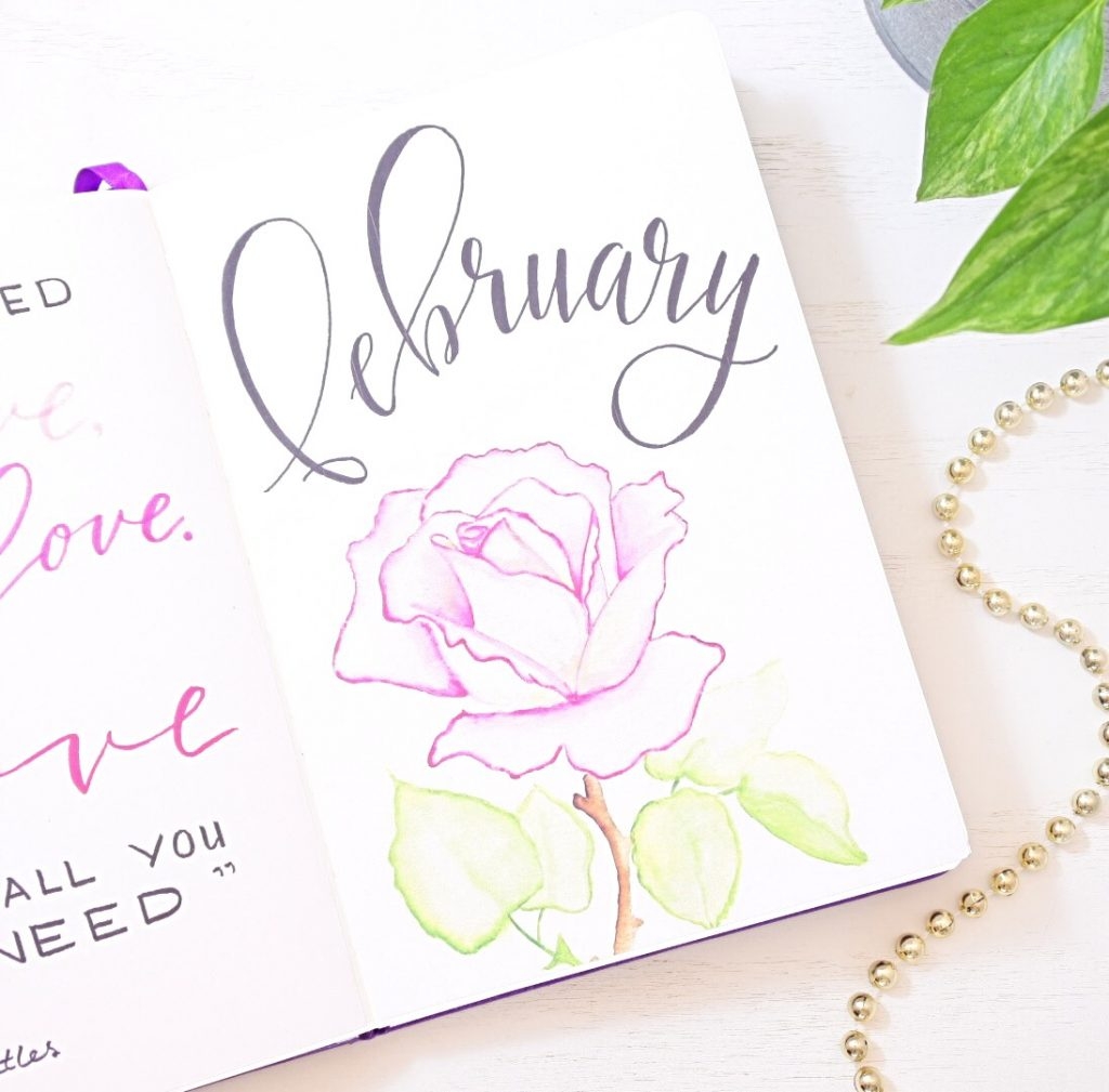 Printable February Bullet Journal Setup Sheena Of The Journal
