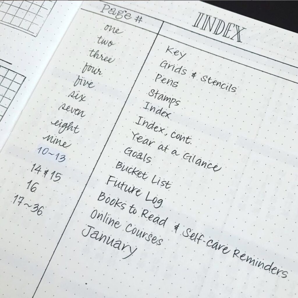 Quick And Easy Bullet Journal Index Ideas To Use In Your Bujo Quick And Easy Bullet Journal Index Ideas To Use In Your Bujo