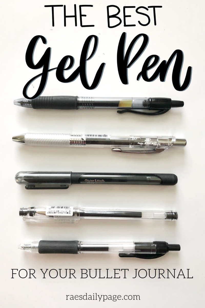 The Best Gel Pens For Bullet Journaling Rae s Daily Page The Best Gel Pens For Bullet Journaling Rae s Daily Page