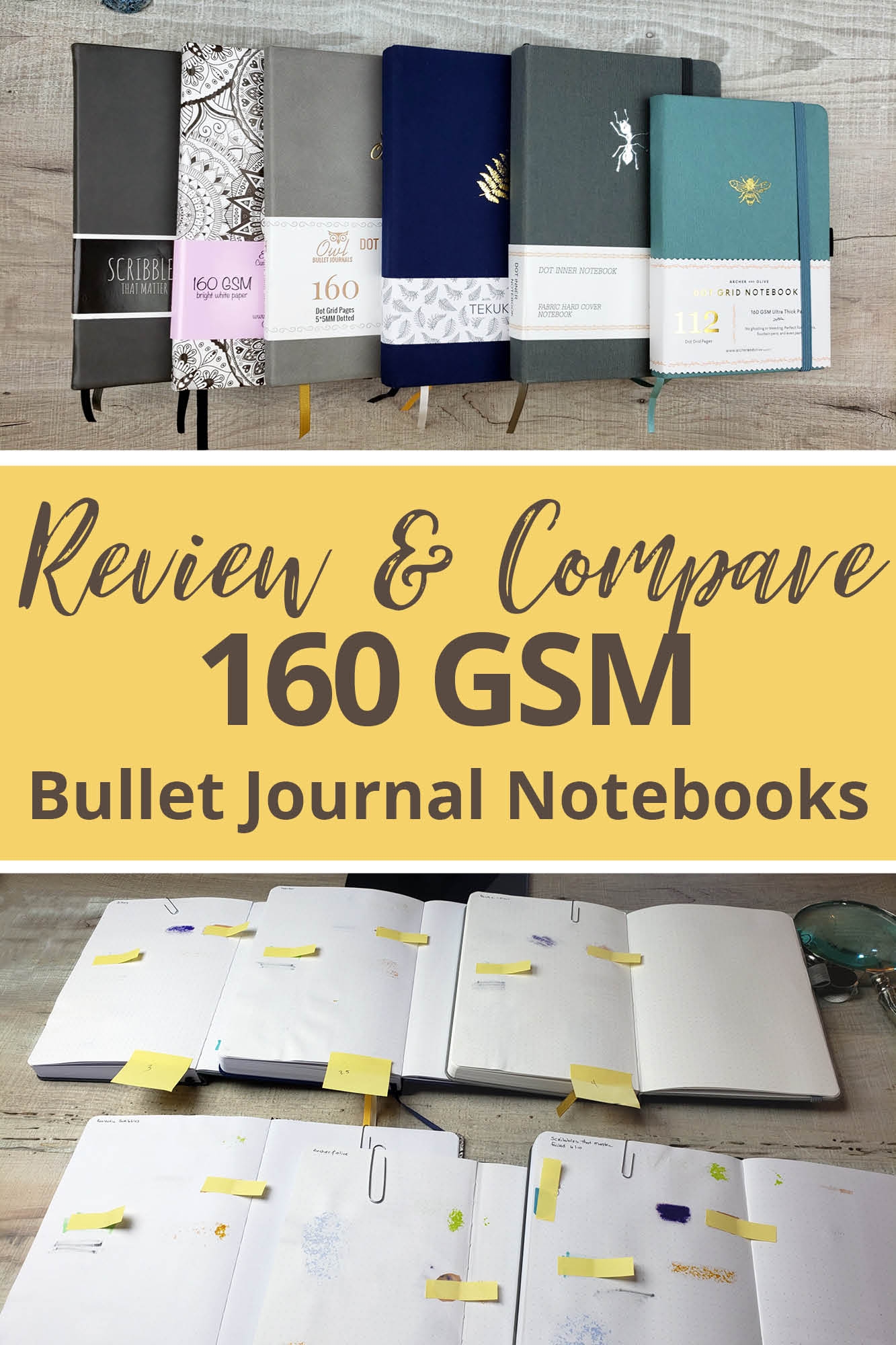 The Ultimate Comparison Of 160gsm Bullet Journal Notebooks Stationery Nerd The Ultimate Comparison Of 160gsm Bullet Journal Notebooks Stationery Nerd
