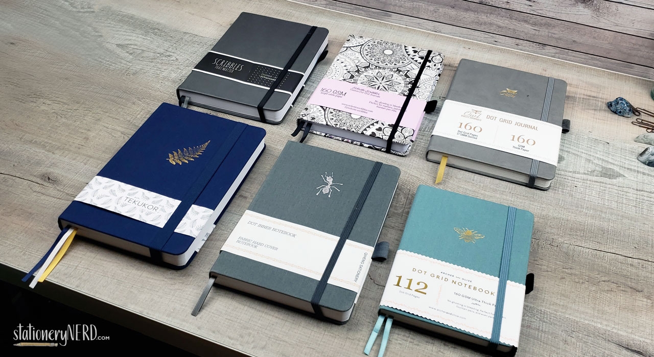 The Ultimate Comparison Of 160gsm Bullet Journal Notebooks Stationery Nerd