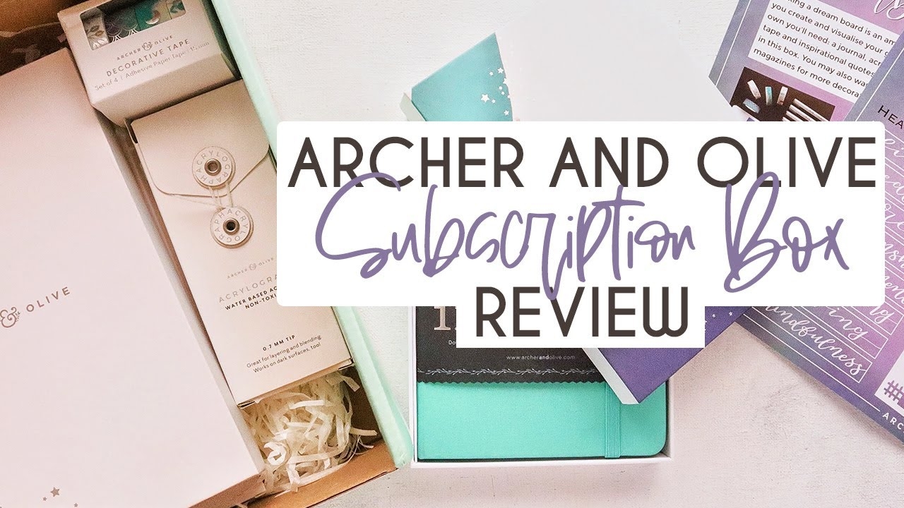 UNBOXING Archer And Olive Subscription Box December 2020 YouTube UNBOXING Archer And Olive Subscription Box December 2020 YouTube