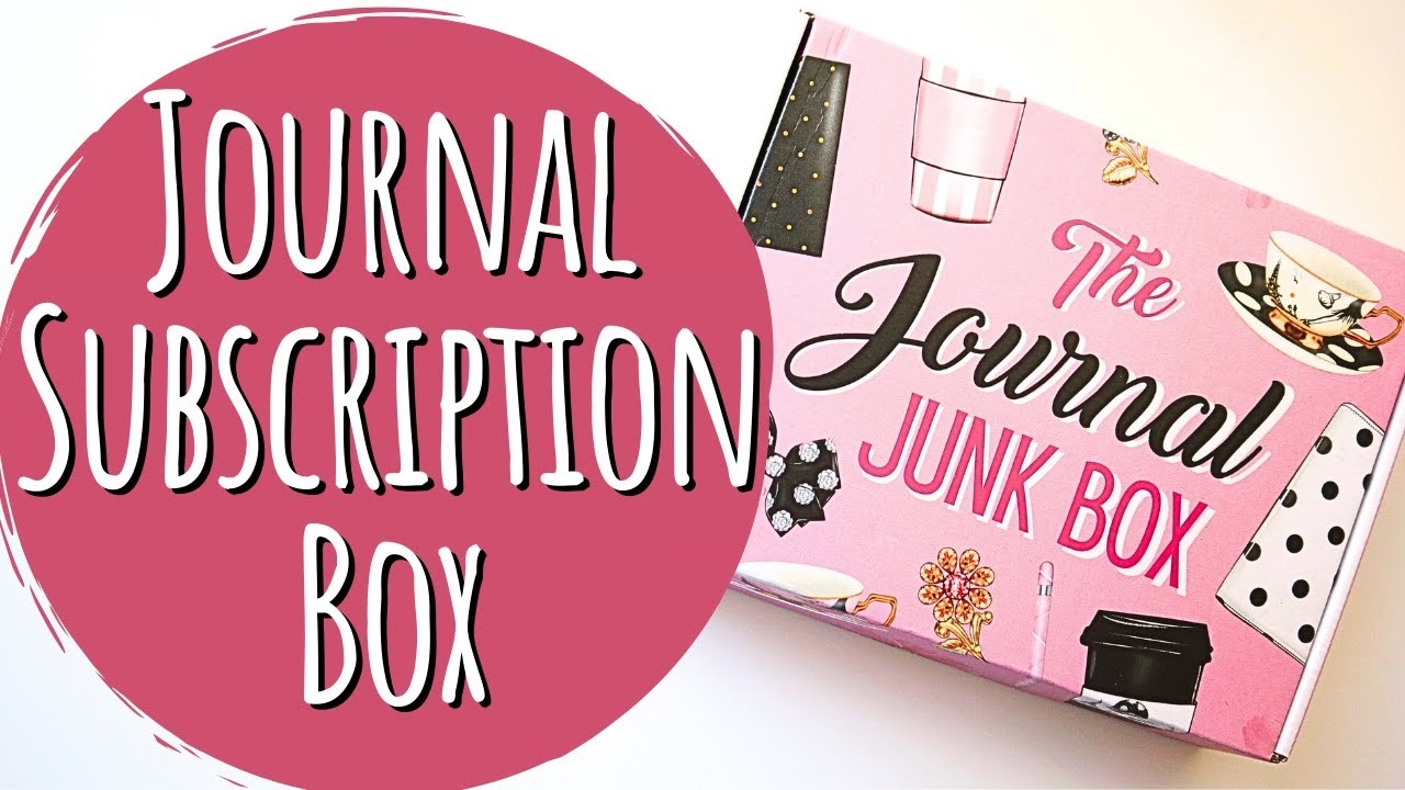 Unboxing Journal Junk Box Monthly Sub Box YouTube
