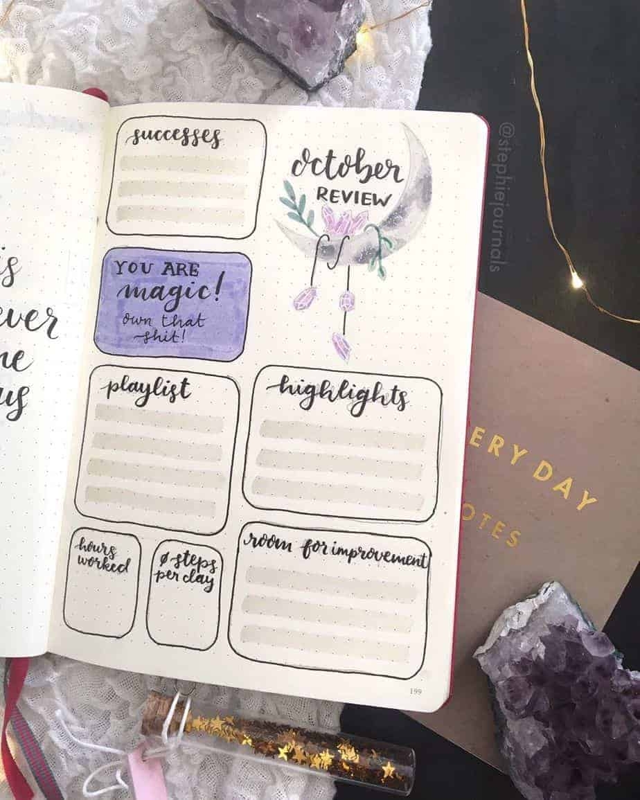 Why You Need A Monthly Review Page In Your Bullet Journal Masha Plans Why You Need A Monthly Review Page In Your Bullet Journal Masha Plans