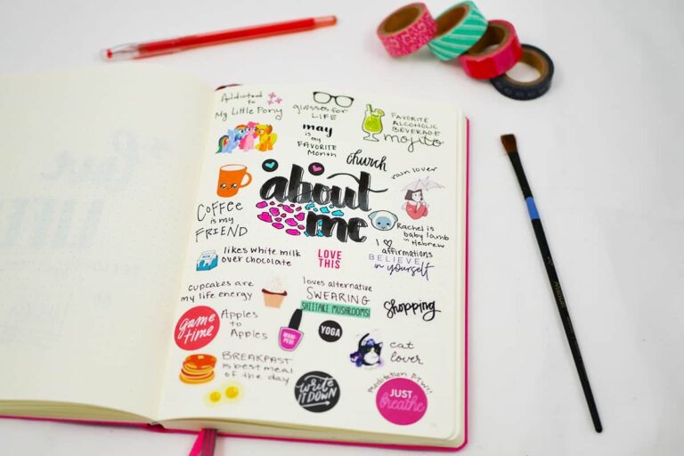 Why You Need To Make An About Me Bullet Journal Layout