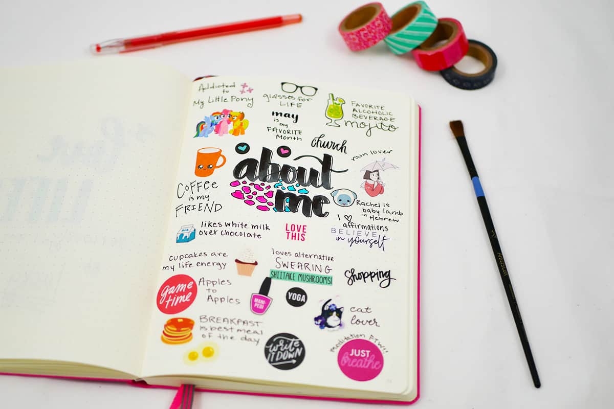 Why You Need To Make An About Me Bullet Journal Layout